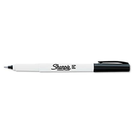 Sharpe Manufacturing Sharpie 37665PP Permanent Markers  Ultra Fine Point  Black  5-Pack 37665PP